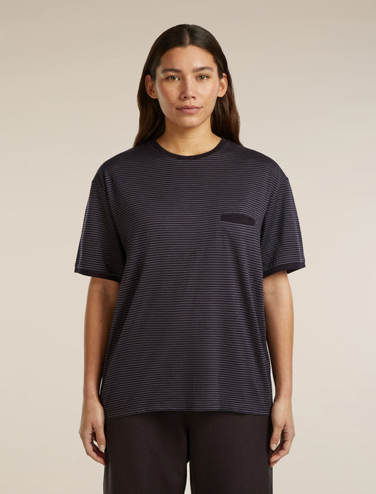 Unisex Merino 150 Short Sleeve Tee Stripe