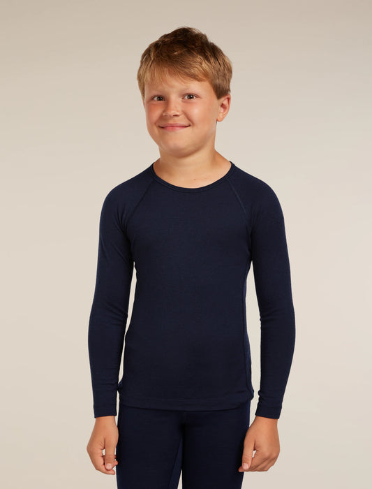 Kids’ Merino 200 Oasis Long Sleeve Crewe Thermal Top