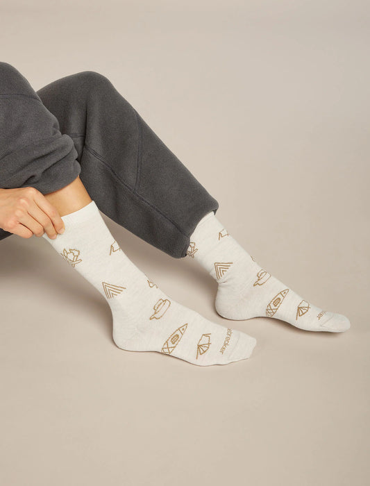 Women's Merino Lifestyle Ultralight Crew Socks Camp Essential