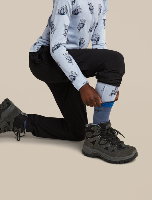 Kids' Merino Hike+ Light Crew Socks
