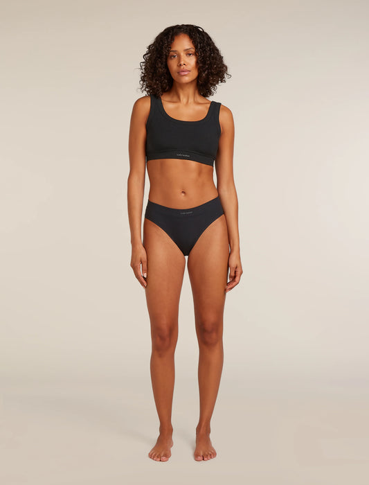 Women's Merino Blend Rib Lotus Bra