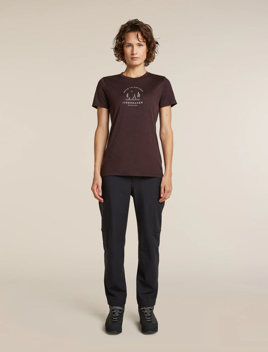 Women's Merino 150 Tech Lite Short Sleeve Tee Peaceful Pass Sleeve