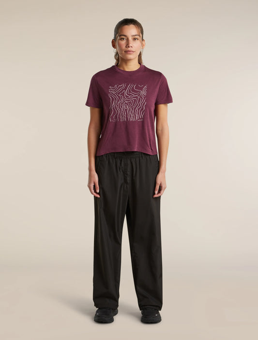 Women's Merino 150 Tech Lite Short Sleeve Crop Tee Great Heights