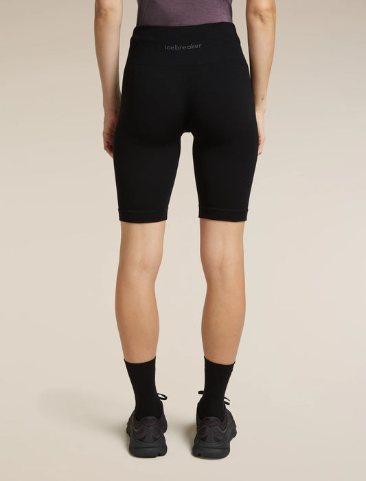 Women's Merino Blend 260 Seamless Rib 8" High Rise Shorts