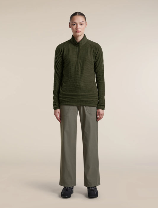 Women's Merino 400 RealFleece™ Grid Peaksland Long Sleeve Half Zip