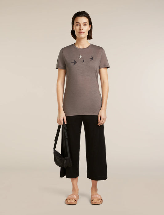 Women's Merino 150 Tech Lite Short Sleeve Tee Bird Transit