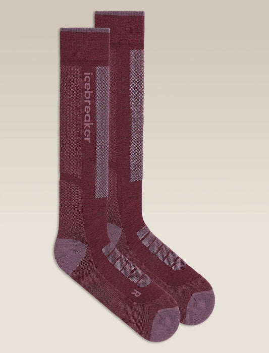 Women's Merino Blend Ski+ Medium Over The Calf Socks