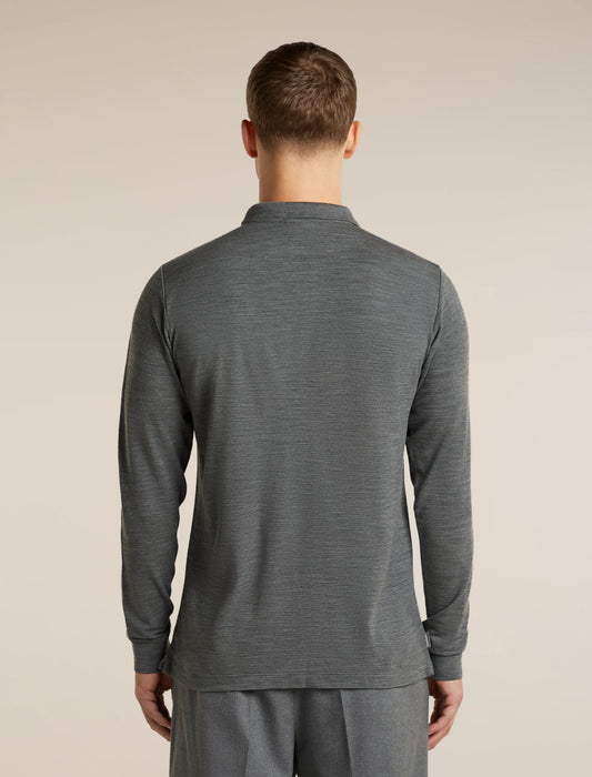 Men's 15.5 MerinoFine™ Pique Long Sleeve Polo
