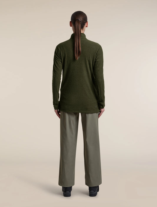 Women's Merino 400 RealFleece™ Grid Peaksland Long Sleeve Half Zip