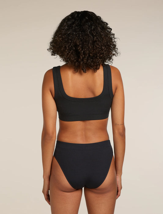 Women's Merino Blend Rib Lotus Bra
