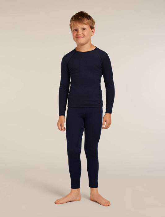 Kids’ Merino 200 Oasis Long Sleeve Crewe Thermal Top