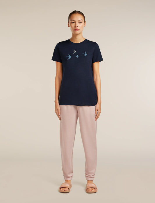 Women's Merino 150 Tech Lite Short Sleeve Tee Bird Transit