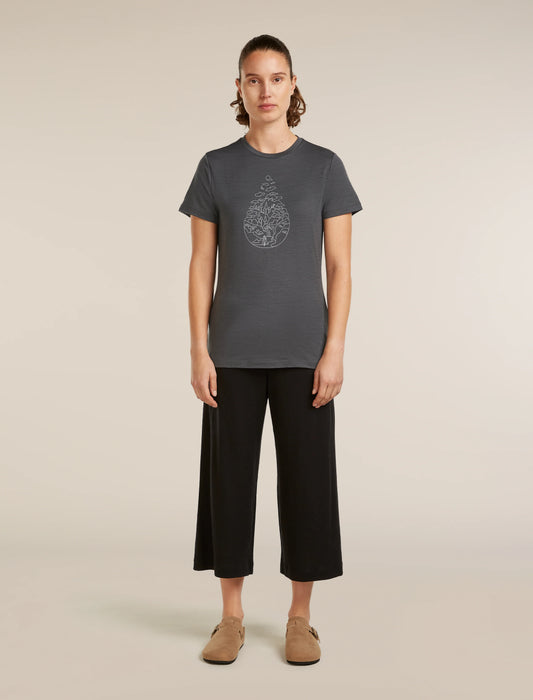 Women's Merino 150 Tech Lite Short Sleeve Tee Hike Path