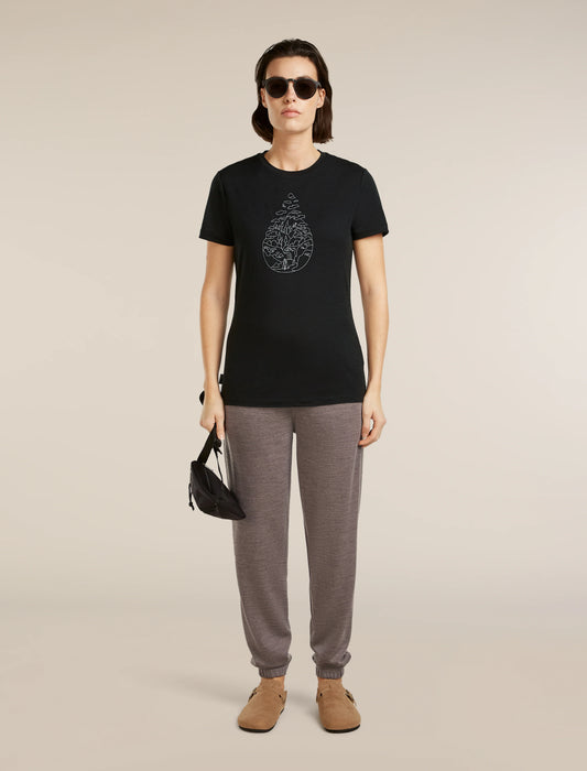 Women's Merino 150 Tech Lite Short Sleeve Tee Hike Path