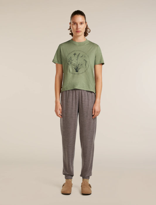 Women's Merino 150 Tech Lite Short Sleeve Crop Tee Seed Story