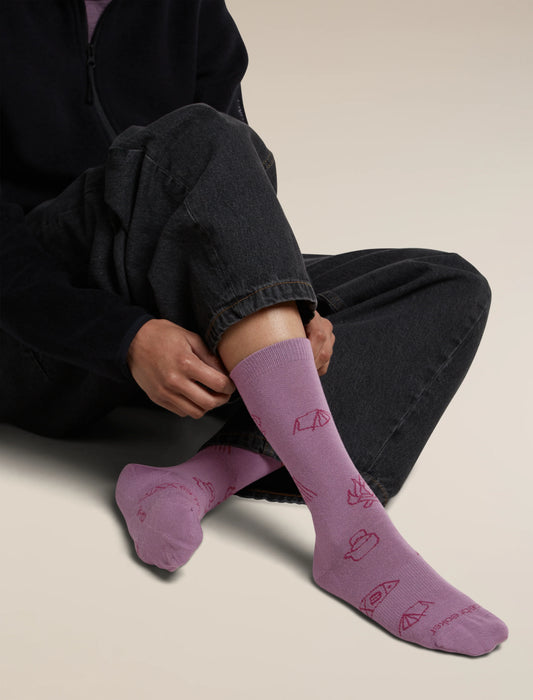 Women's Merino Lifestyle Ultralight Crew Camp Essentials Socks